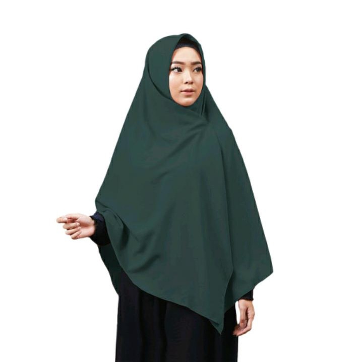 TERMURAH JILBAB SEGI EMPAT 150 X 150 / jilbab jumbo wolfis syari 150 / hijab kerudung jumbo grade A-BOTOL
