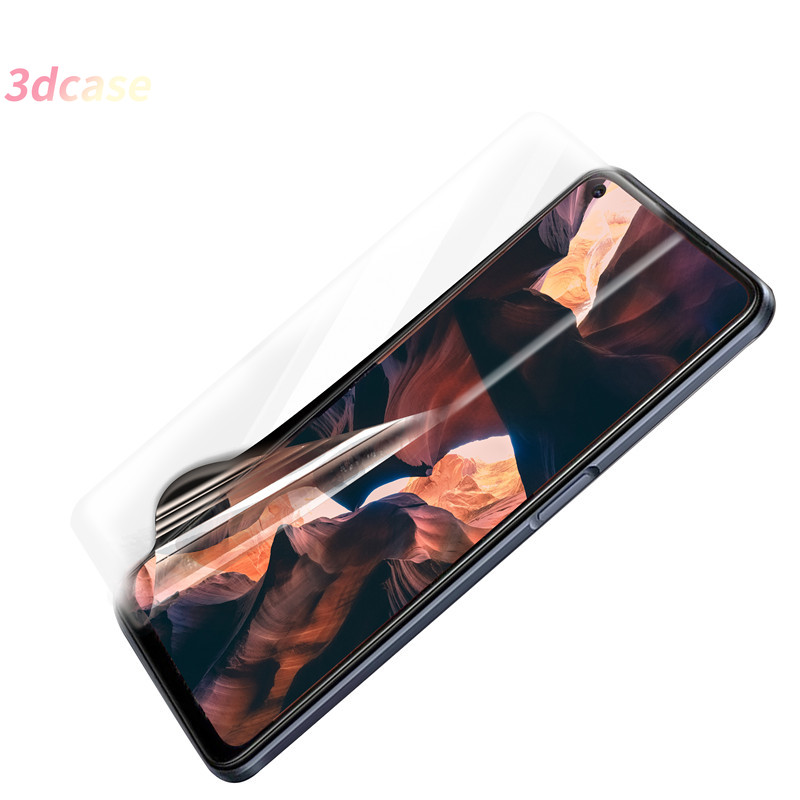 Soft Flexible Film untuk Realme C17 C15 5i C11 C2 6 C3 C12 5 7 7i Narzo C1 5S U1 6i 6S C3i 10 10A 20A Narzo 20 PRO OPPO A53 2020 A9 A5 2020 A33 2020 A7 A5S A12 A11K VIVO Y17 Y15 Y12 Y11 Y30i Y30 Y50 Not Tempered Glass Mobile Phone Pelindung untuk