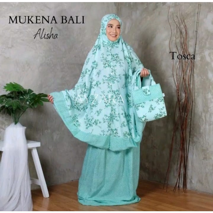 FLAM mukena alisha dewasa katun rayon