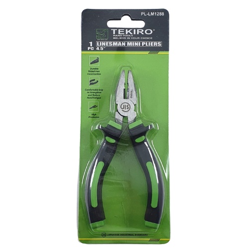 Tang Kombinasi 4.5 inch Tekiro Linesman Mini Pliers 4.5inch PL-LM1288