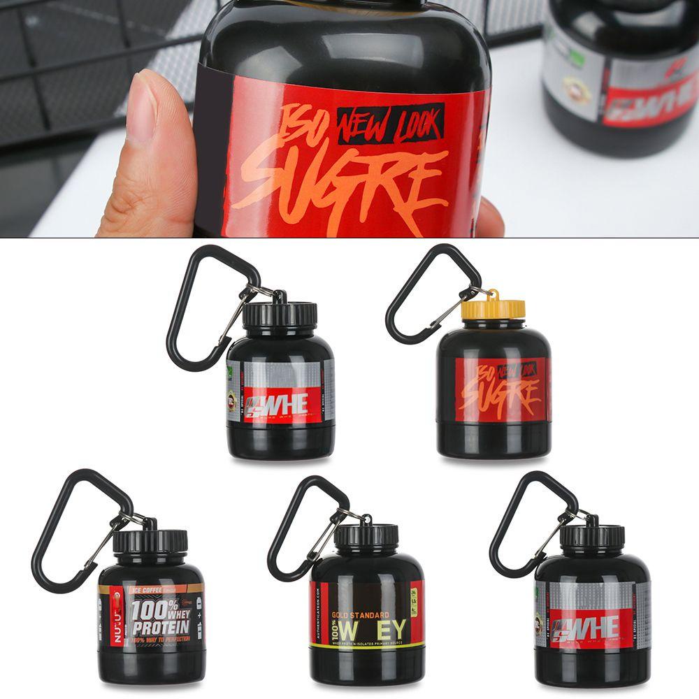 Chookyy Botol Bubuk Protein Mini Portable Outdoor Alat Iklan Corong Kesehatan