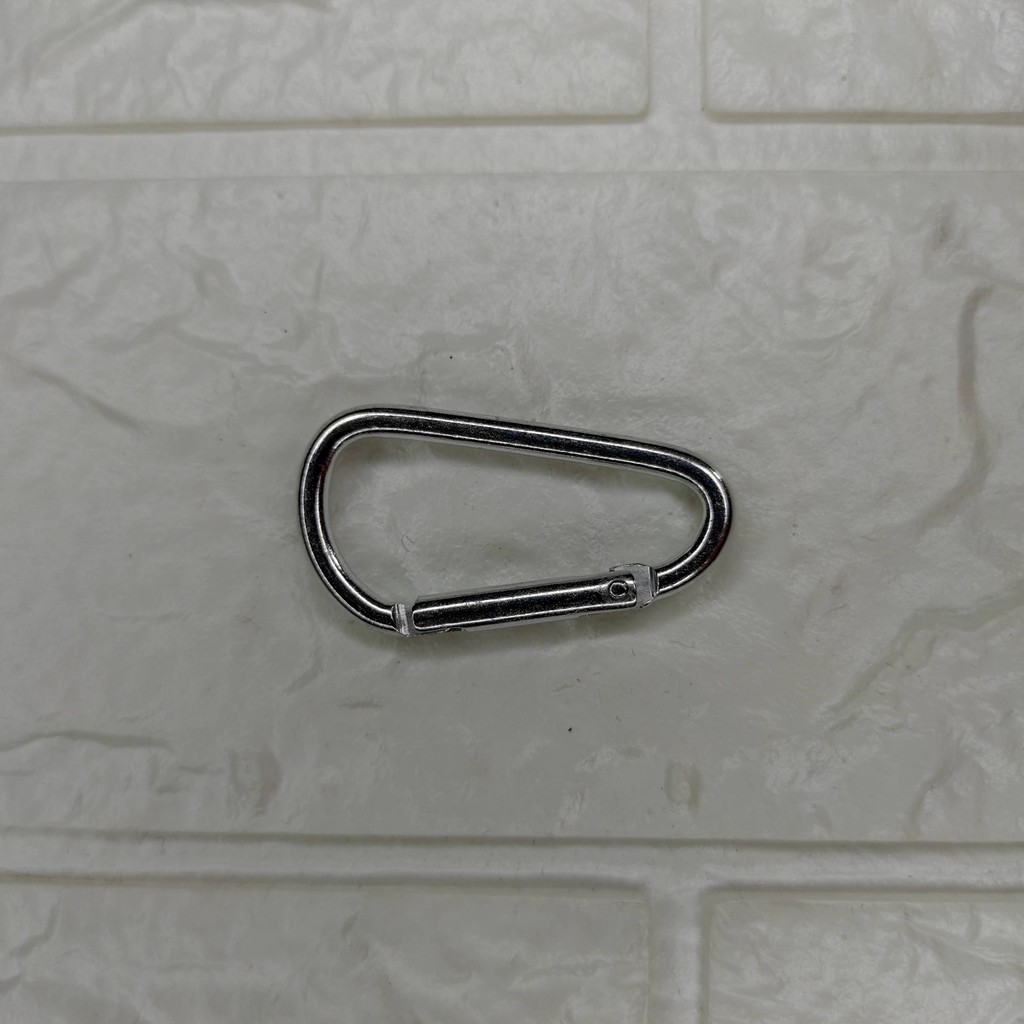 Carabiner D 5D Polos Karabiner Gantungan Kunci Keychain Buckle Mini quick release murah