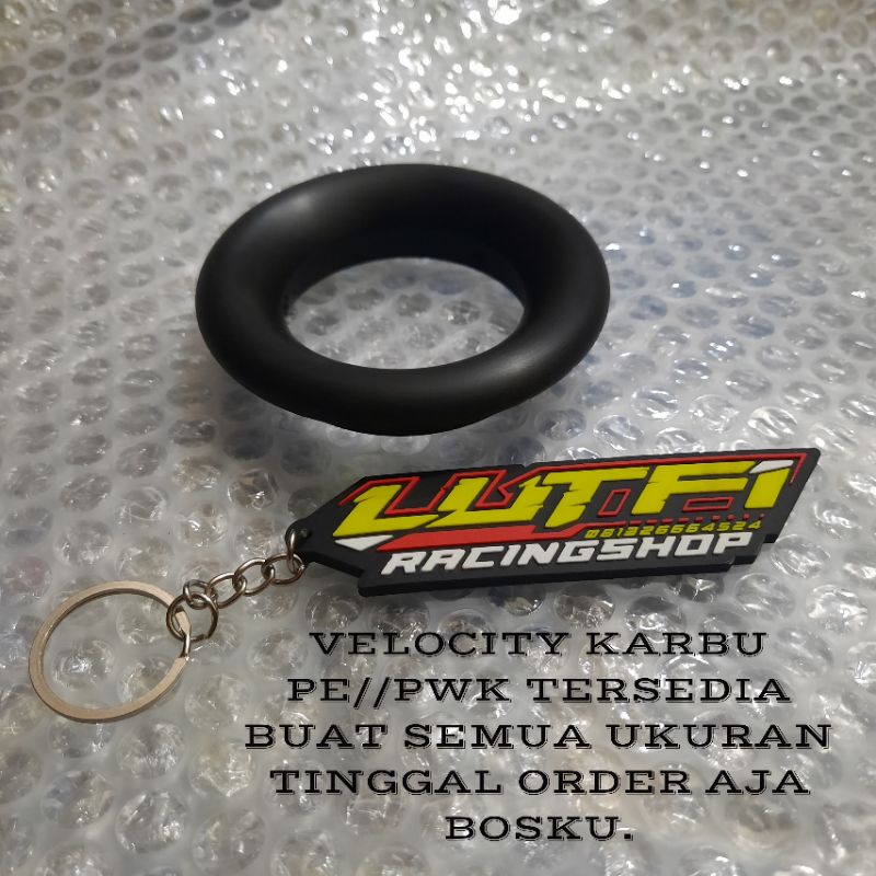 VELOCITY Karbu PE 28 & PWK (28 30 32 34 35) HITAM PLASTIK PUTIH DURALNIUM