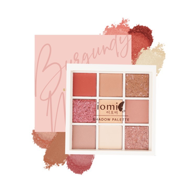 IOMI EYESHADOW PALETTE - BURGUNDY MAUVE