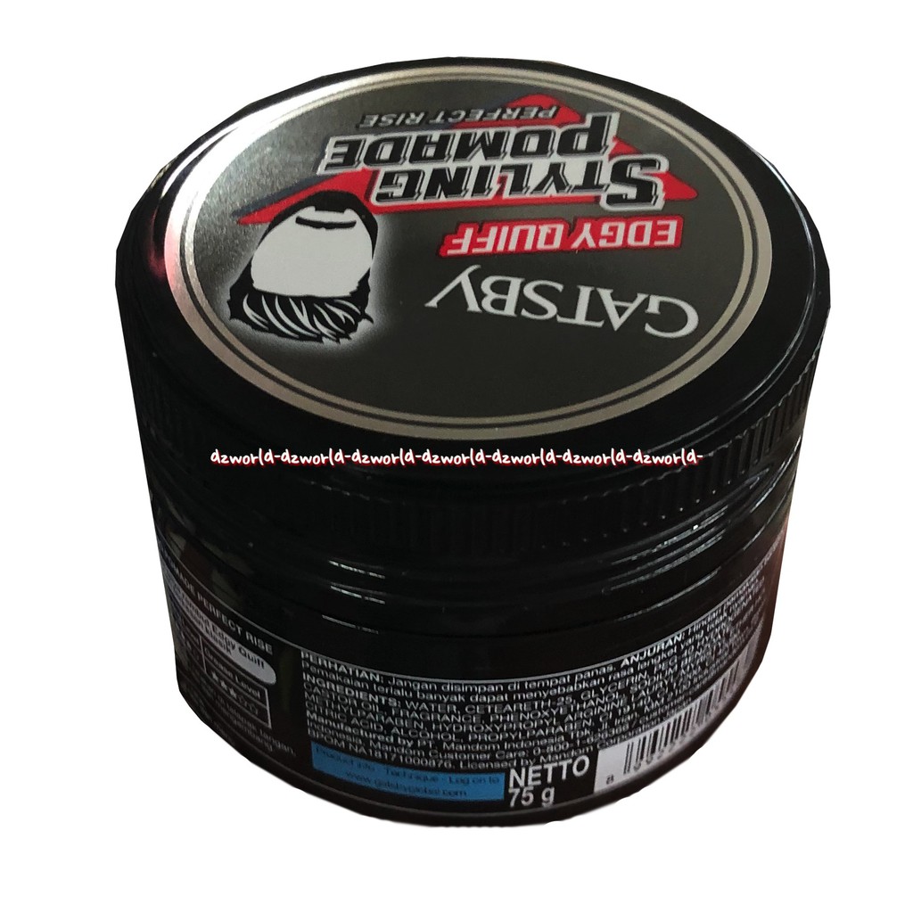 Gatsby Edgy Quiff Styling Pomade Perfect Rise 75gr