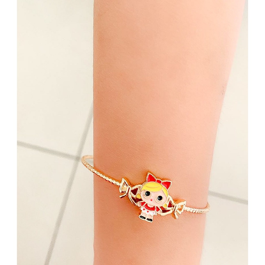 Gelang Anak LOL Red Dress Gold Xuping