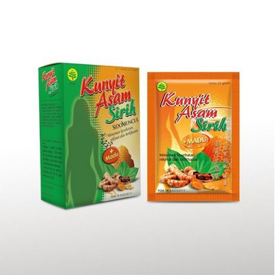 

Kunyit Asam Sirih Plus Madu Sido Muncul isi 5 sachet