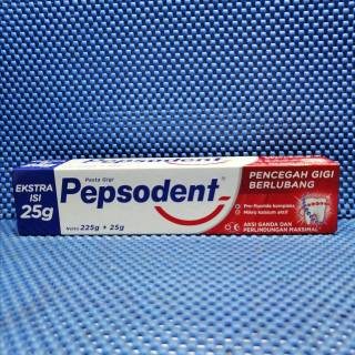 Jual Pepsodent pencegahan gigi berlubang 225g extra 25g odol pasta gigi