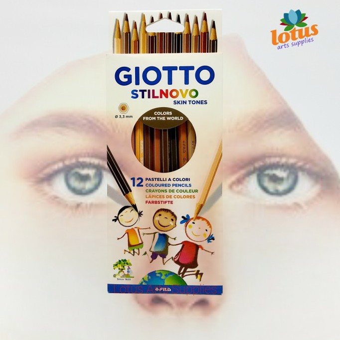 

Giotto Stilnovo Skin Tones Pencils / Pensil Warna set 12