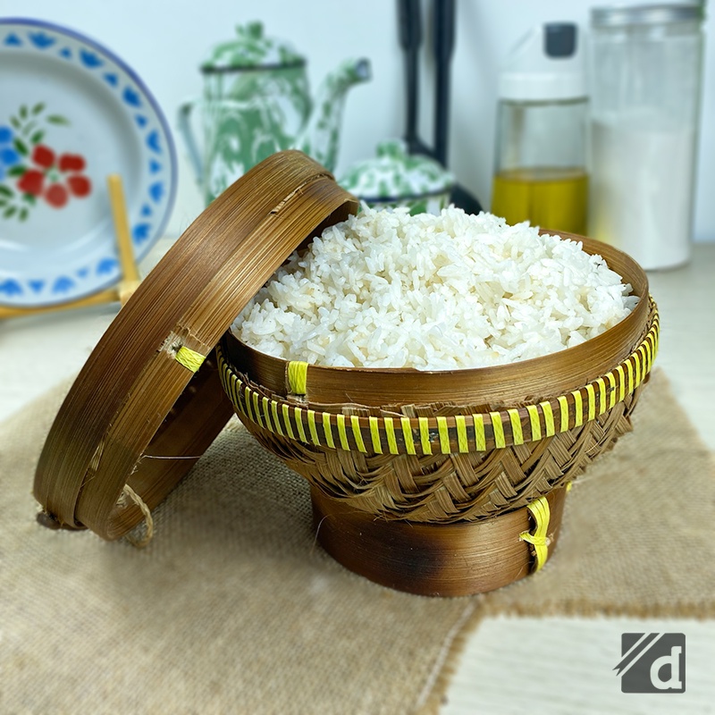 DADALALA Wakul Nasi / Boboko / Ceting Wadah Nasi Tradisional Bahan Bambu - 2 Varian