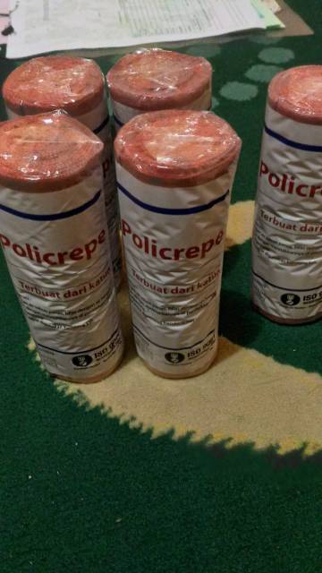 Policrepe 6 inch x 5 yd pembalut patah tulang / terkilir