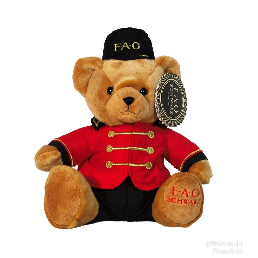 Jual FAO Schwarz Toy Soldier Teddy Bear 