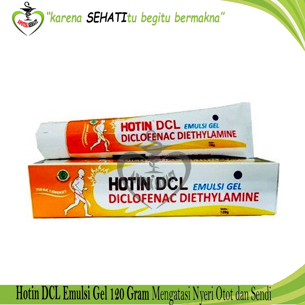 Hot in Cream DCL Emulsi Gel Pereda Nyeri Sendi Keseleo Sakit Pinggang