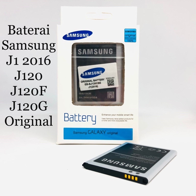 grosir Baterai Samsung galaxy J1 2016 J120 J120F J120G Original Batre Batrai Battery HP