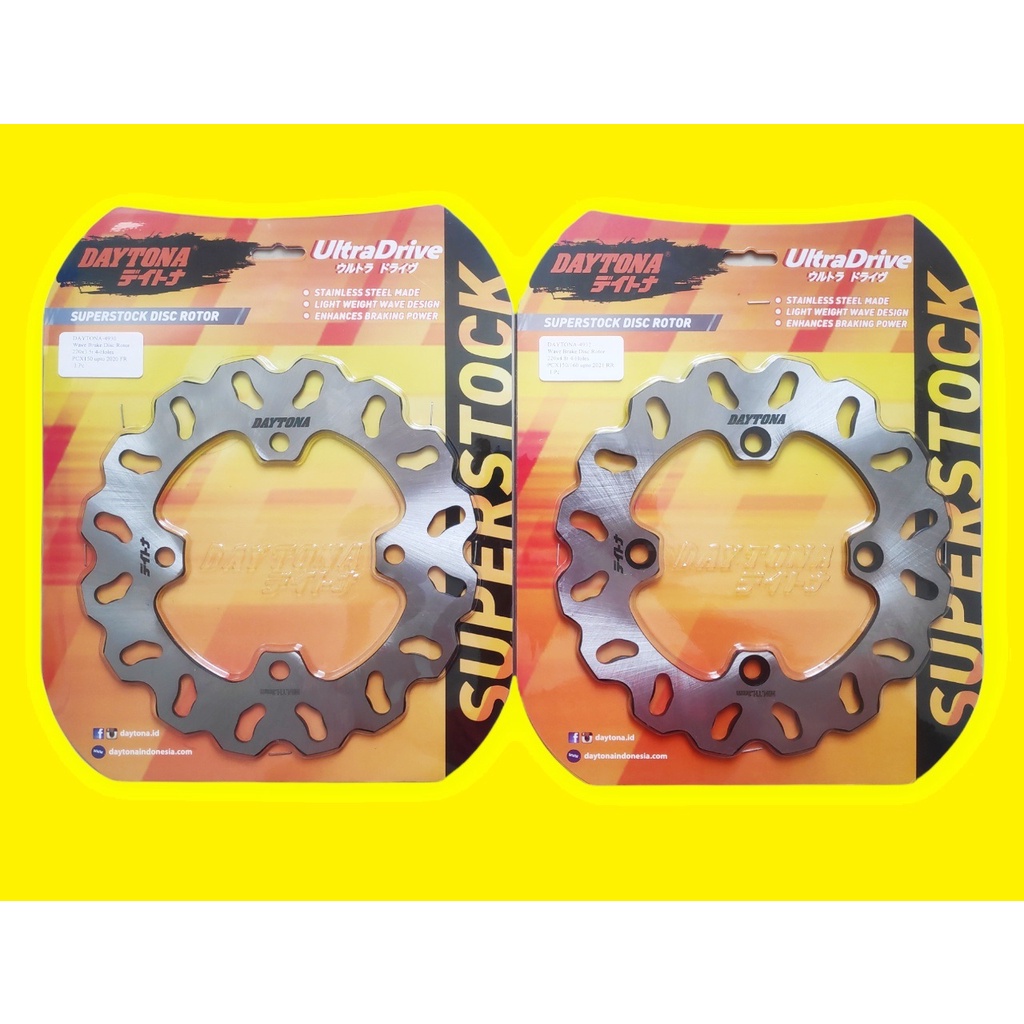 Piringan Cakram Rem Depan Belakang PCX150 PCX 150 LOKAL Daytona Wave