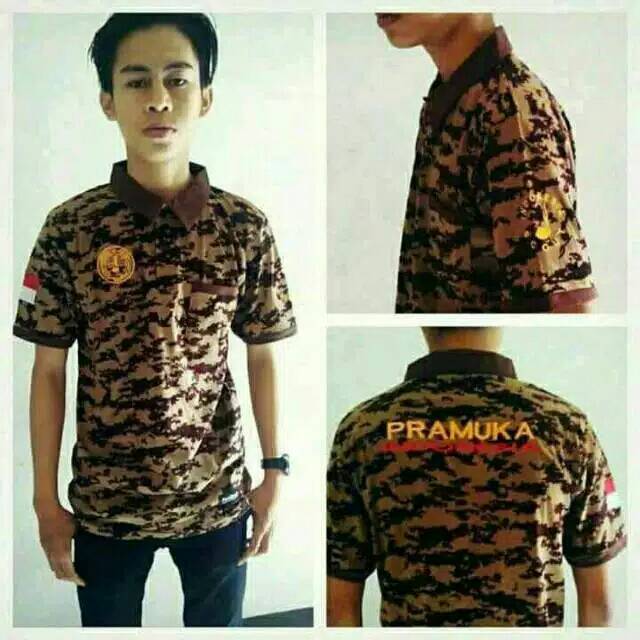 Kaos kerah pramuka