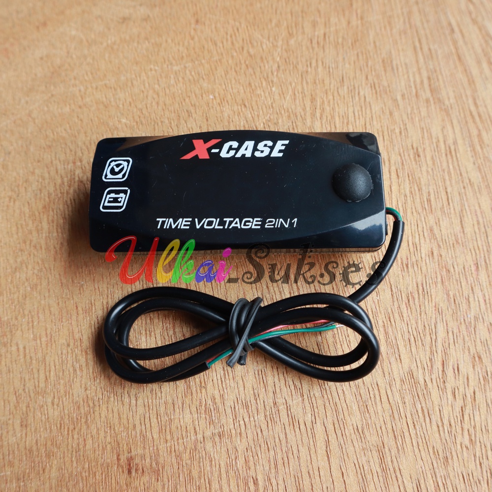 Voltmeter 2 in 1 3 in 1 / Volt Meter Aki / Jam 12v Universal JM Variasi Aksesoris Murah