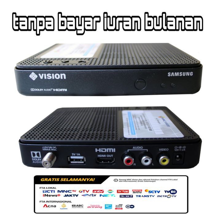 Unik Dekoder HD Indovision - MNC Vision Tv Berlangganan Berkualitas