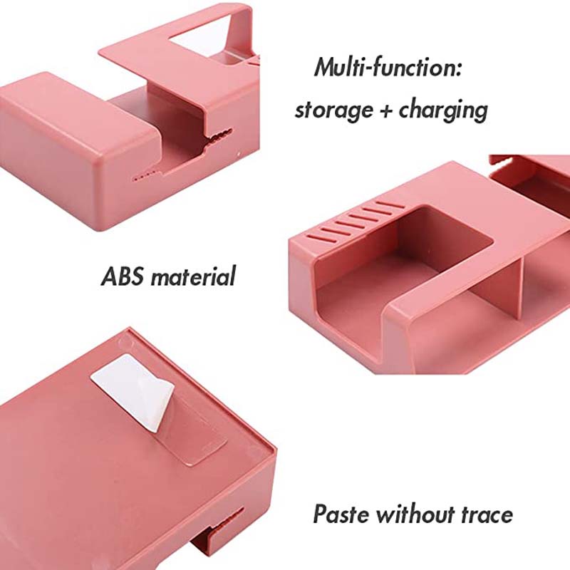 Rak Holder Charging Box 2 Slot Model Tempel Dinding Untuk Rumah / Kantor