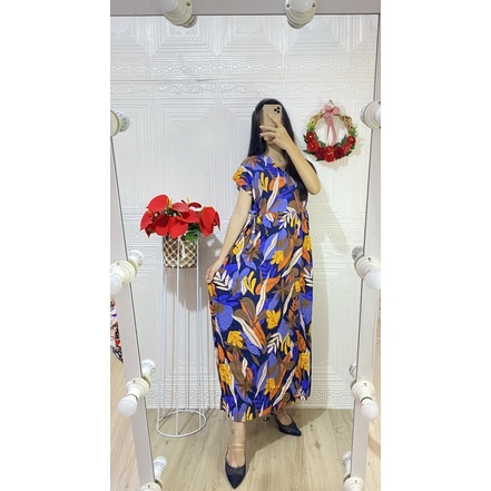 DASTER KIMONO PANJANG / KIMONO TALI SAMPING BUSUI KEKINIAN-K-LeafOranges