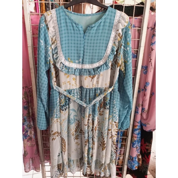 TUNIK CERUTY full puring  BABY DOLL IMPORT