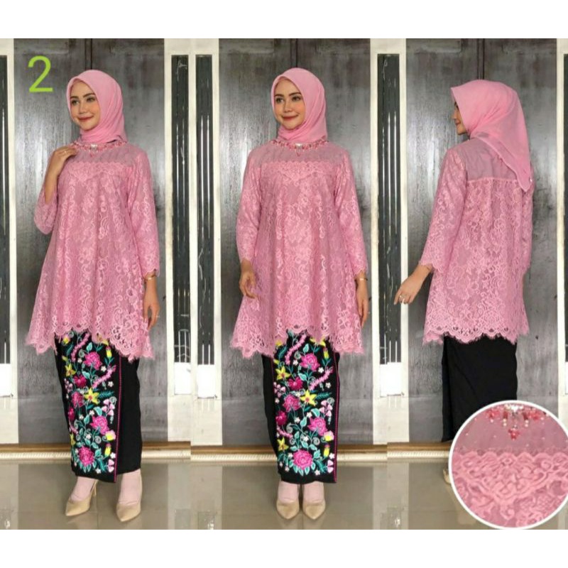 baju kurung renda dgn taburan payet