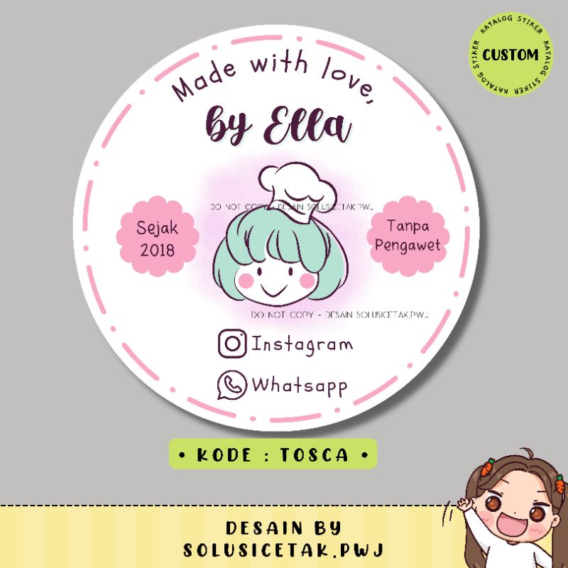 

Stiker Logo / Stiker logo olshop / stiker logo siap cetak