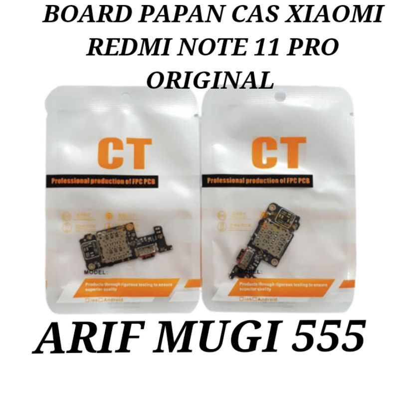 BOARD PAPAN CAS KONEKTOR CONECTOR CHARGER XIAOMI REDMI NOTE 11 PRO PLUG IN MIC ORIGINAL