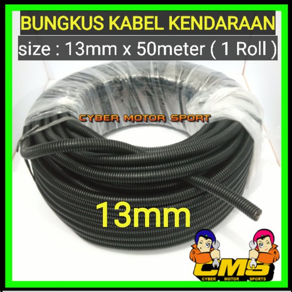 Pengaman Kabel Mobil motor standard safety. Bungkus kabel spiral.