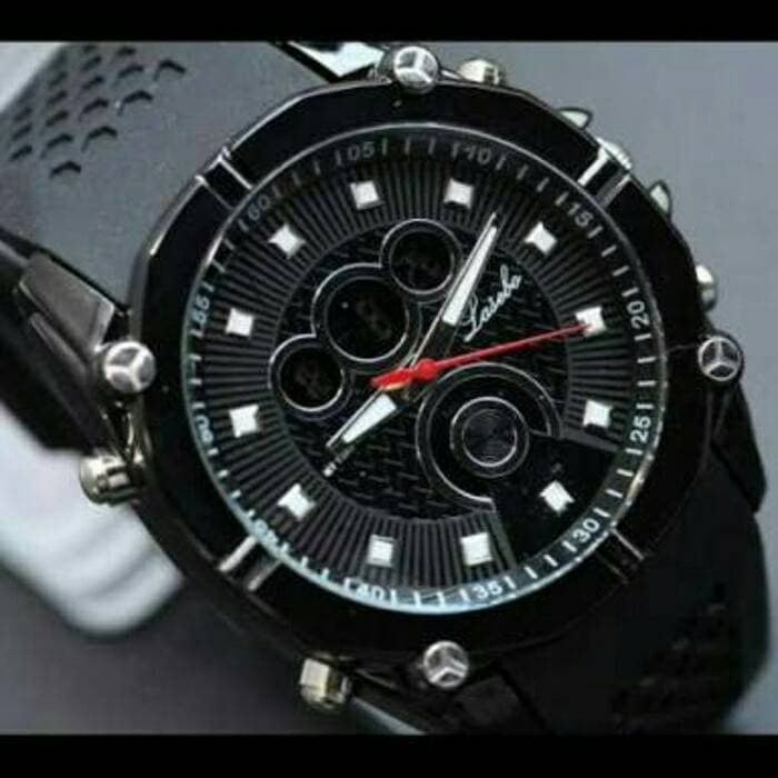 Jam Tangan Pria Tali Karet Sports Lasebo