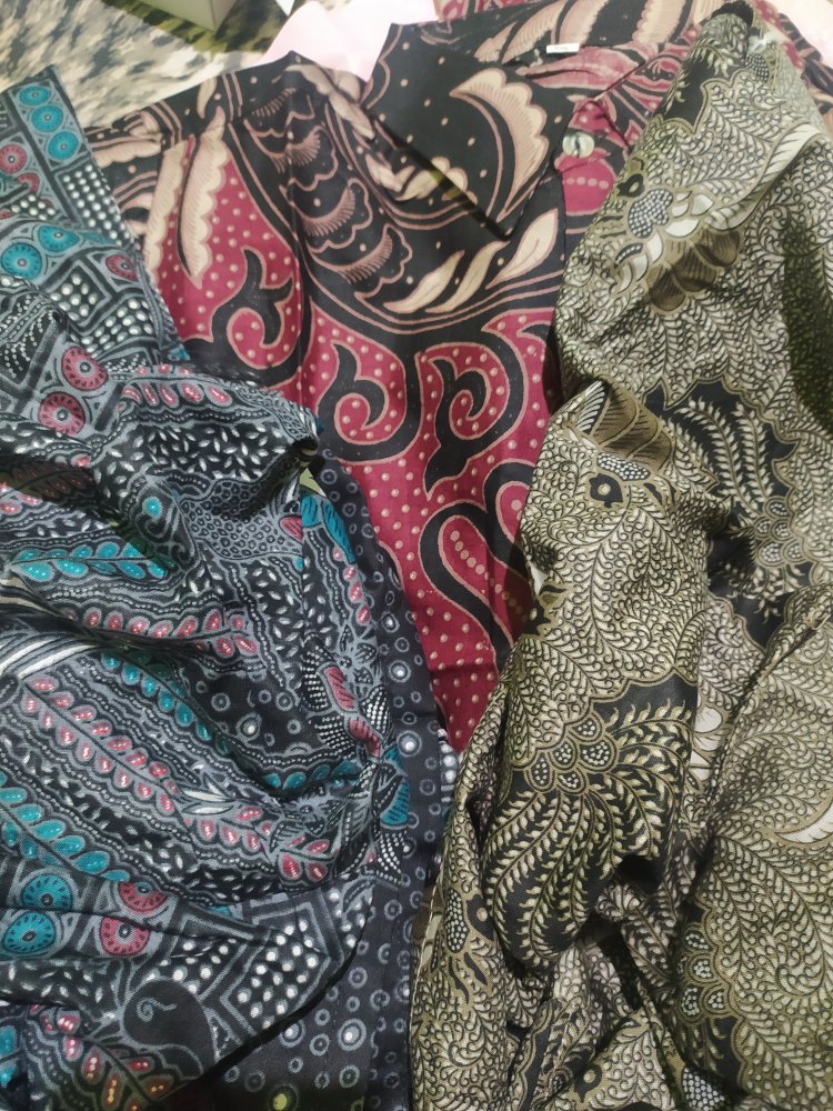 Bswart Batik Hrb026 Kenongo Hem Batik Abu Bata Kemeja Batik Pria Batik Jumbo Batik Bigsize S-xxxxxl