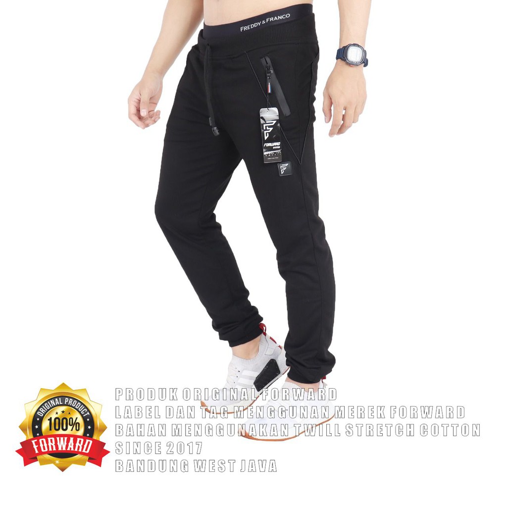 Promo Celana Joger Training Polos Panjang Sweatpants Original Forward Size M-L-XL-XXl