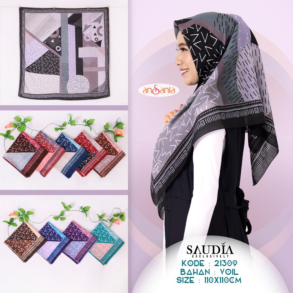 Saudia Ansania Segiempat Motif N jilbab segiempat Saudia Ansania Segiempat Motif N jilbab segiempat