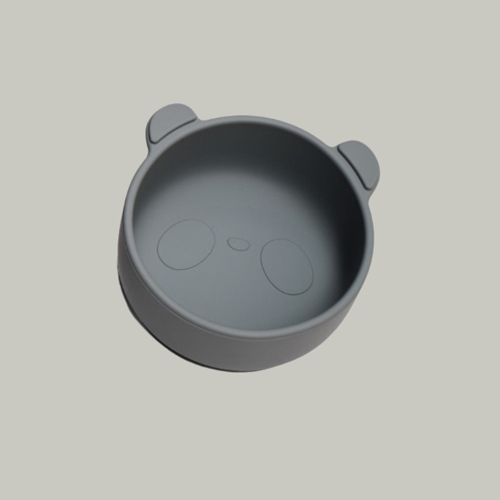 SILICONE PANDA BOWL WITH SUCTION