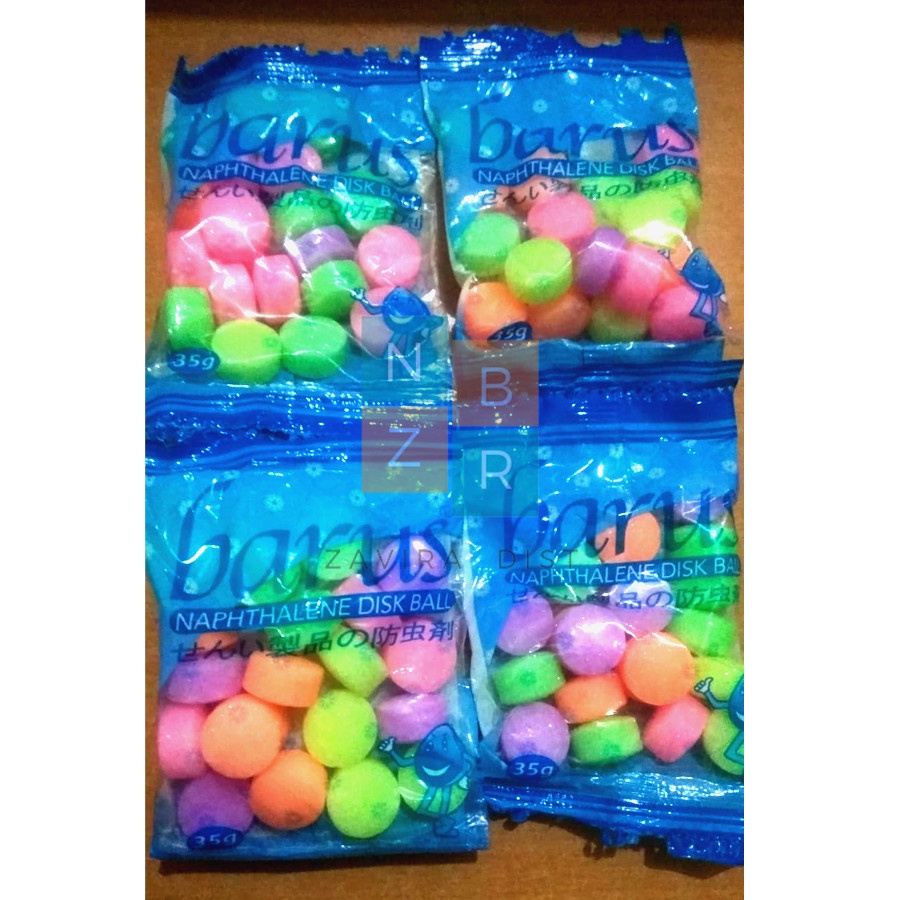 KAMPER / KAPUR BARUS BOLA WARNA 35 gr