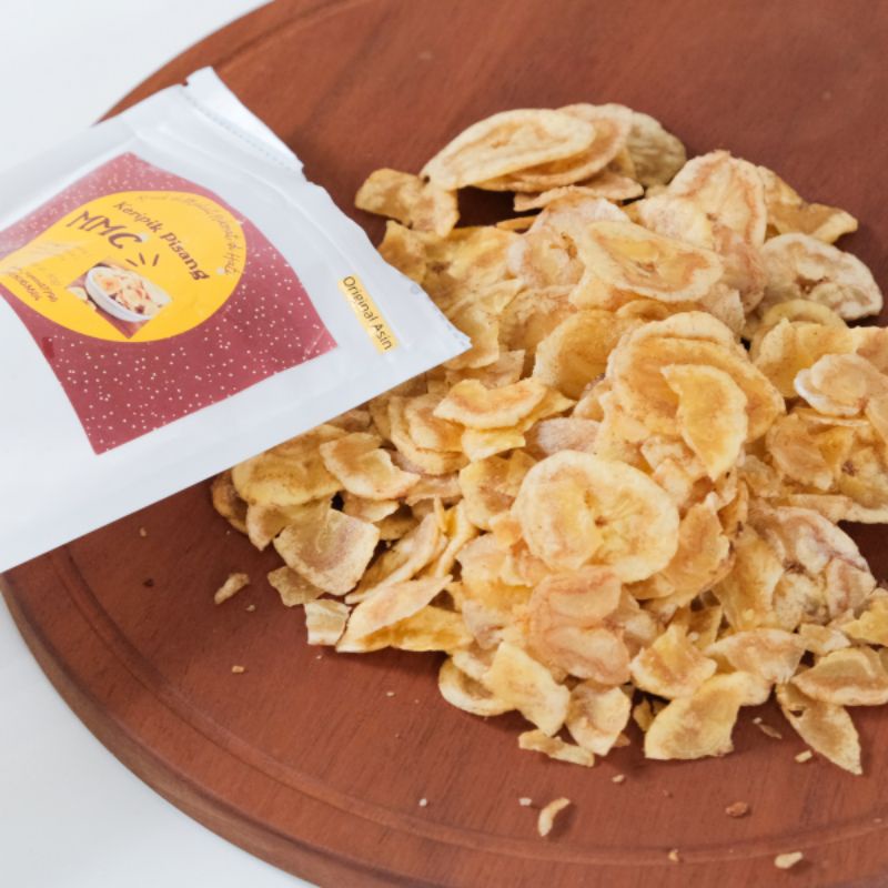 

MMC - Snack Makan Ringan Keripik Pisang 80gr Original Asin