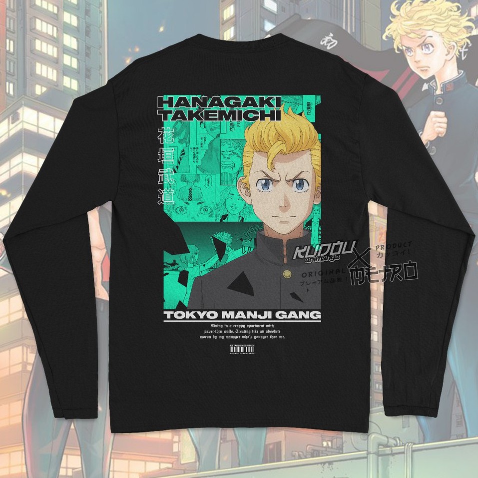 Longsleeve Hanagaki Takemichi Anime Tokyo Revenger Manga Premium Unisex