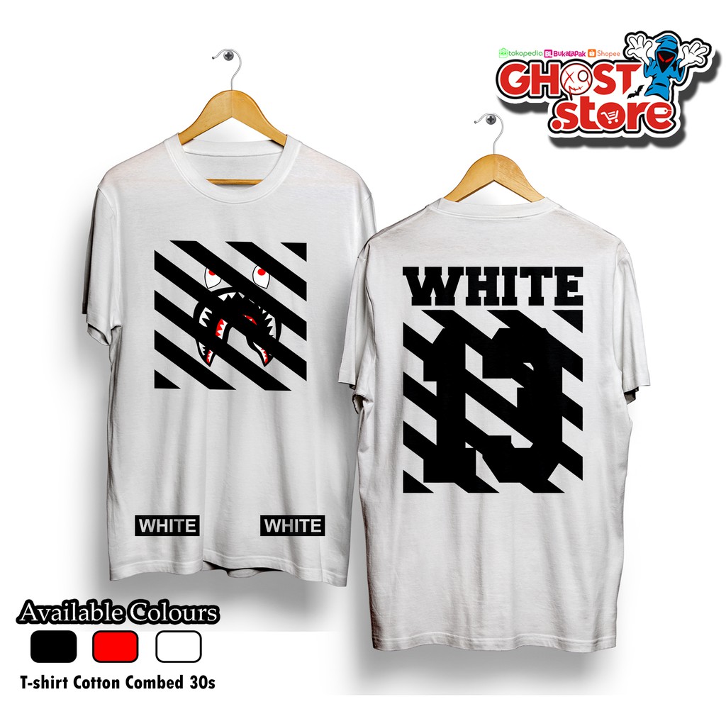 Kaos - tshirt  Off White X bape 001