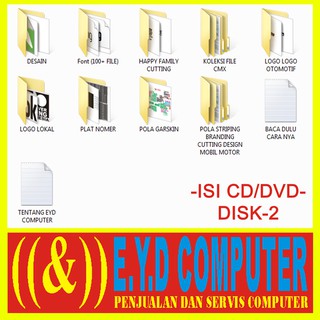 DVD POLA MOTOR DESAIN CUTTING STIKER STRIPING BRANDING