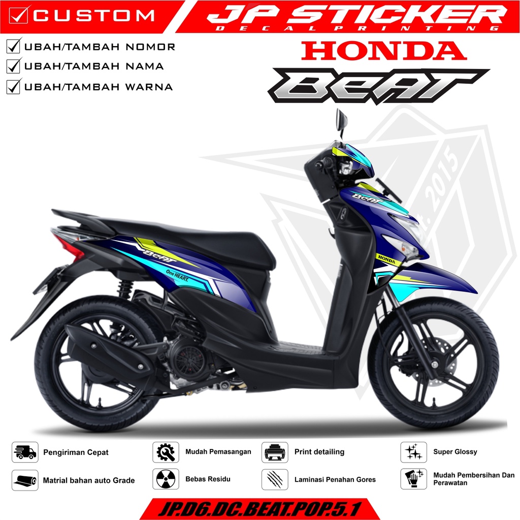 Harga Stiker Body Motor Beat Pop Terbaru Januari 2022 BigGo Indonesia
