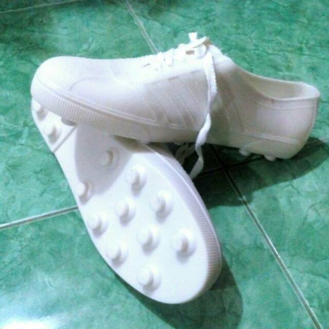 Sepatu karet putih Apboot lentur size 38-43