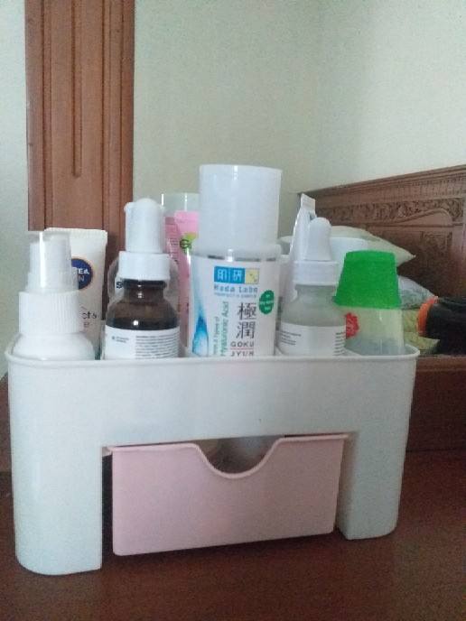 Kotak Organizer Tempat Penyimpanan Perlengkapan Kosmetik Perhiasan Rak Make Up