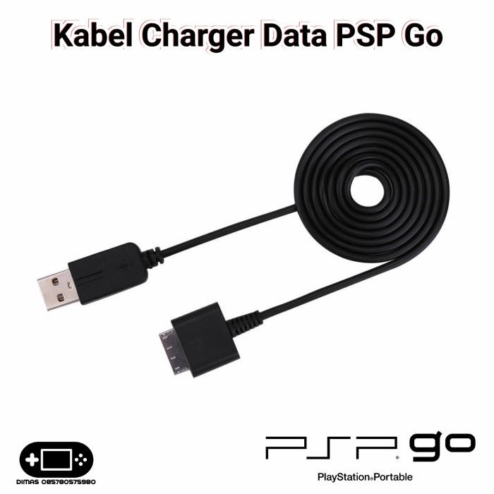Kabel Charger USB PSP Go Cable Data PSP Go Termurah ORIGINAL Original original