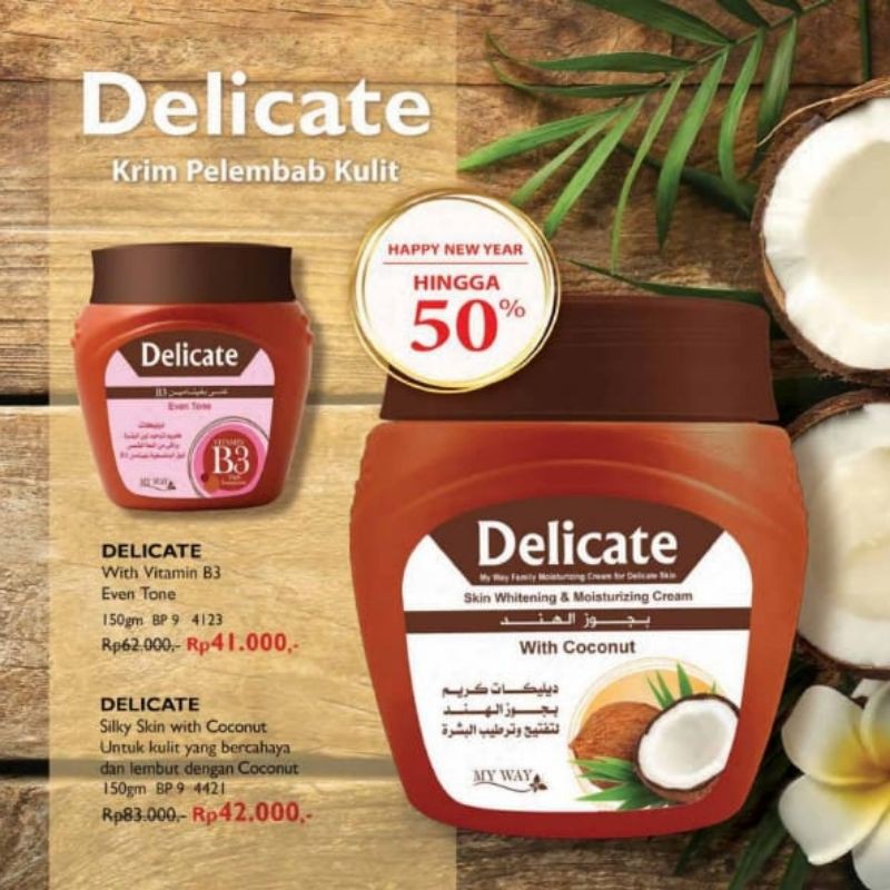 Delicate Krim Pelembab Kulit / My Way