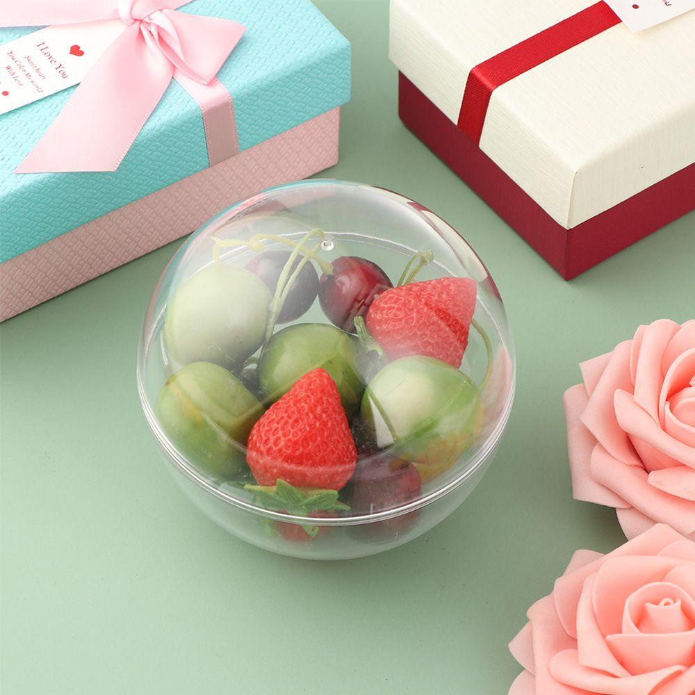 R-flower Candy Box Packaging Dekorasi Hari Valentine Cetakan Akrilik Kreatif Kotak Gula DIY Mandi Bom Bola Transparan