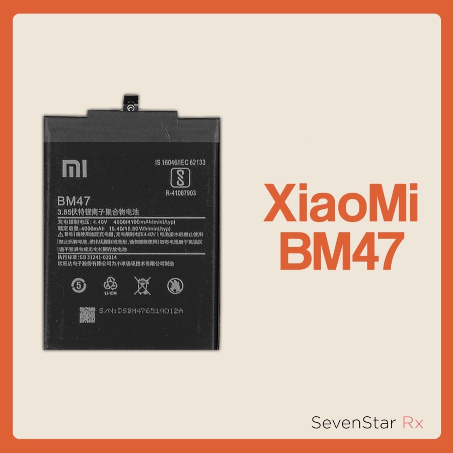 Baterai Baterry Batre Xiaomi Redmi 3 3s 3 pro 3x BM47 BM-47 ORIGINAL