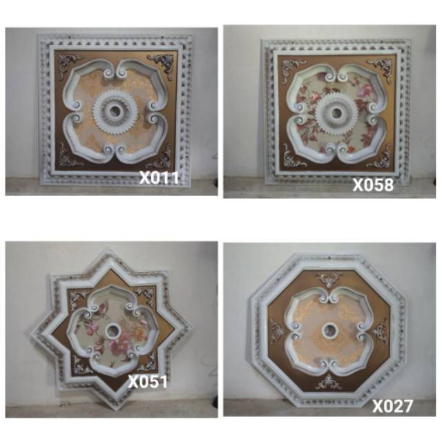Ornament Lampu Plafon PVC1