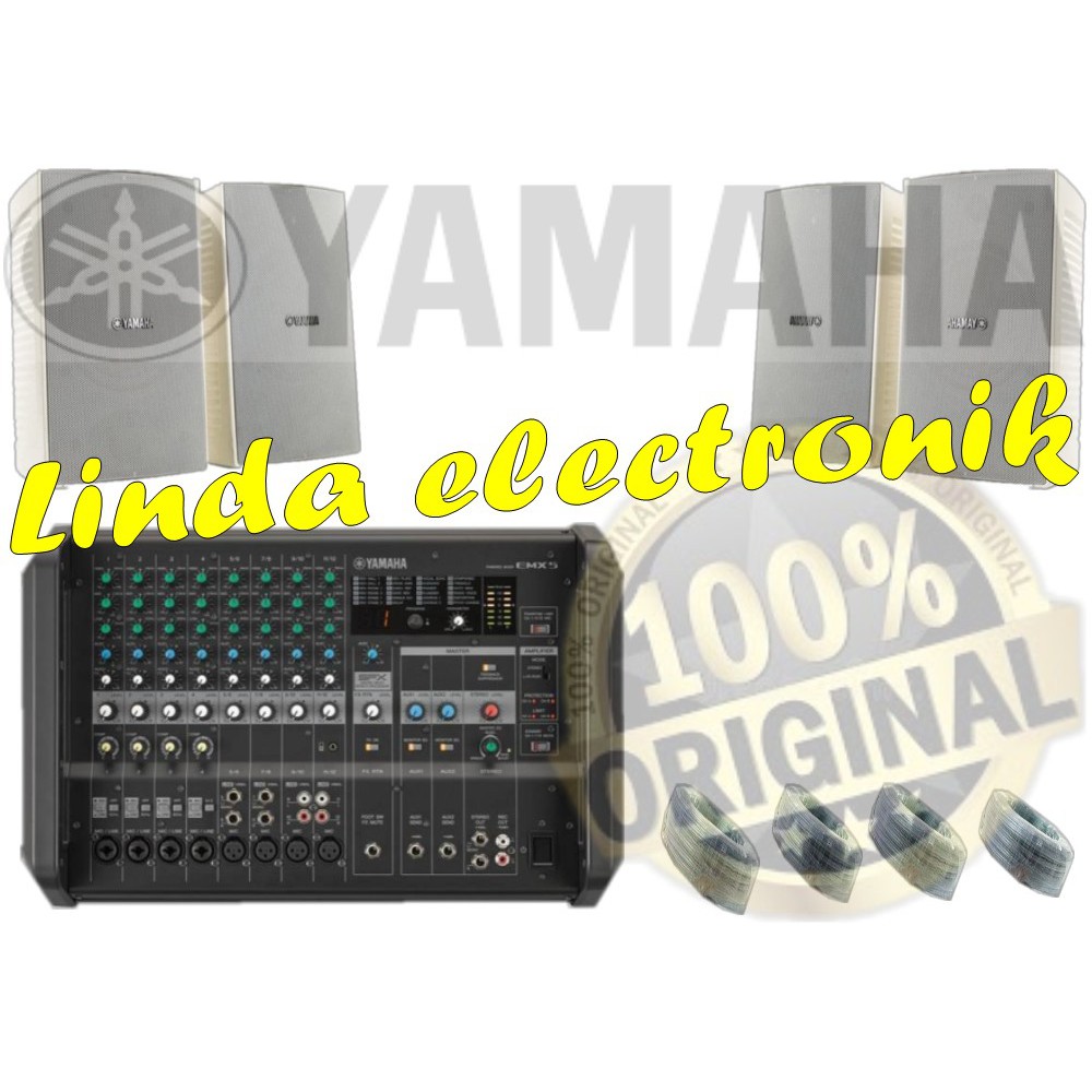 paket sound system yamaha vs6 2psg power mixer yamaha emx5 ORYGINAL