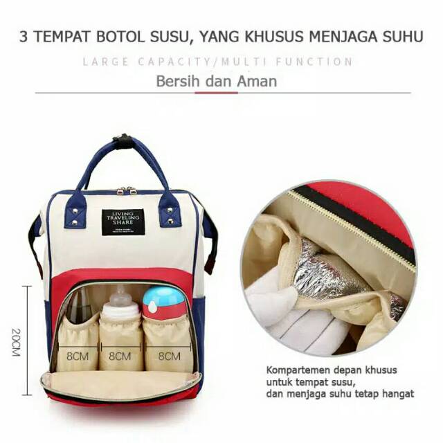 Tas diaper bag mirip anelo