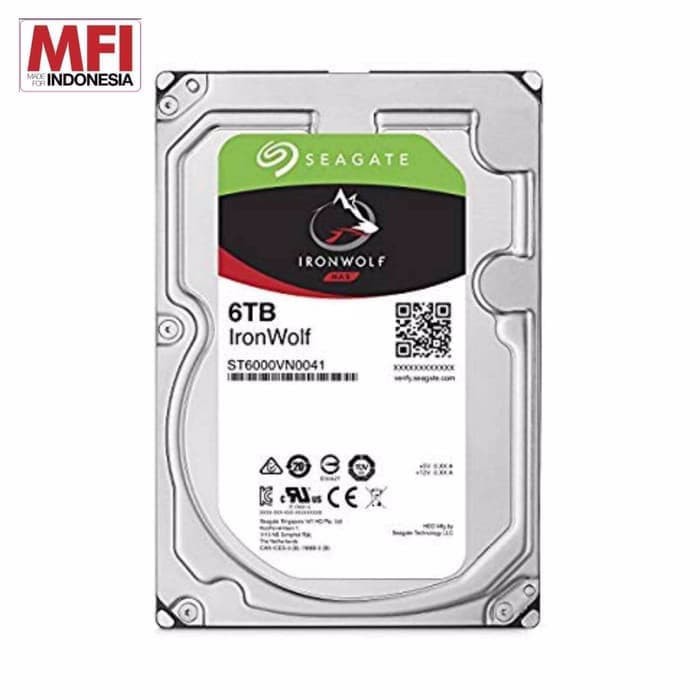HARDDISK SEAGATE IRONWOLF NAS 6TB